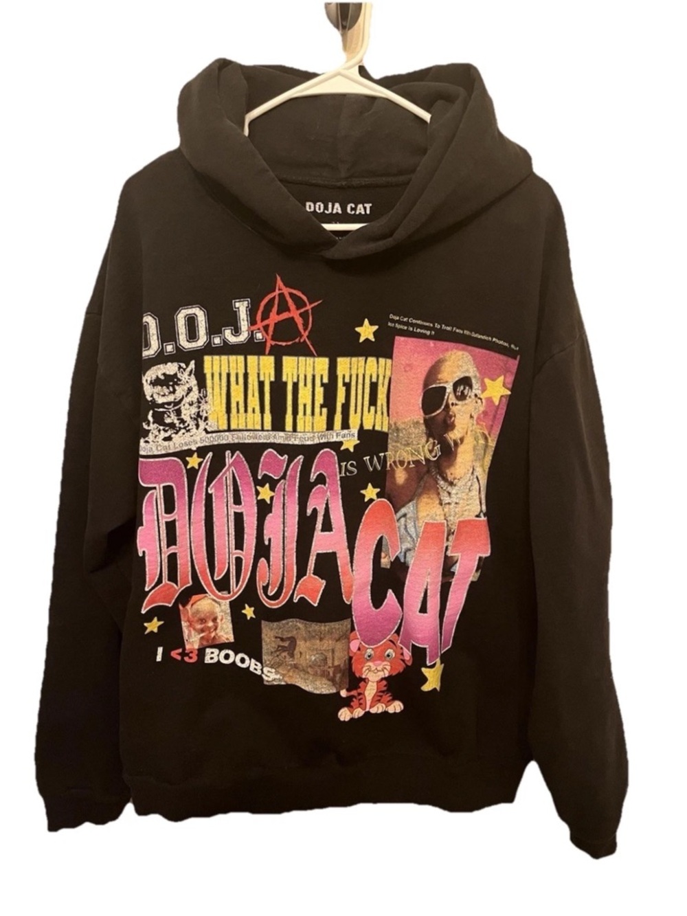 Doja Cat The Scarlet Tour 2023 Hoodie Sweatshirt Heavy Size 2XL VGUC Unisex